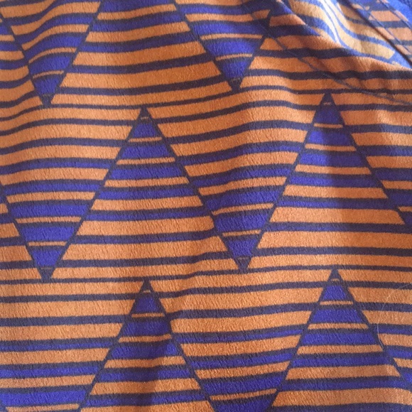 Blue & Orange Striped Dress - Picture 3 of 5